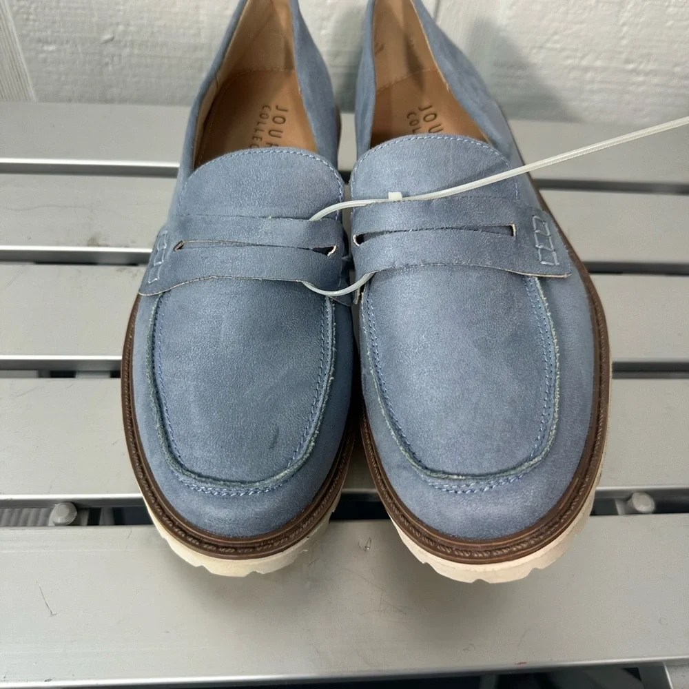 Journee Womens Kenly Tru Comfort Foam Slip On Round Toe Loafer Size 7 NW…